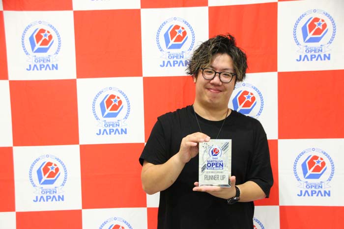 OPEN MAX シングルス 2位