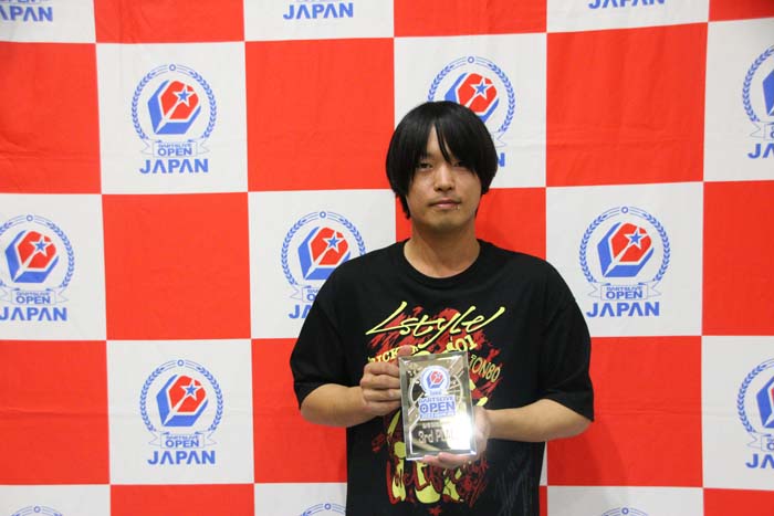 OPEN 3 シングルス 3位