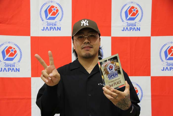 OPEN MAX　シングルス　3位