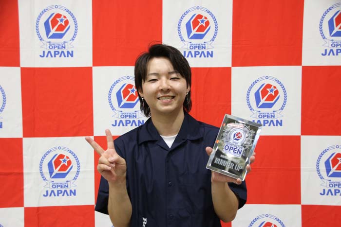 OPEN 3　シングルス　準優勝