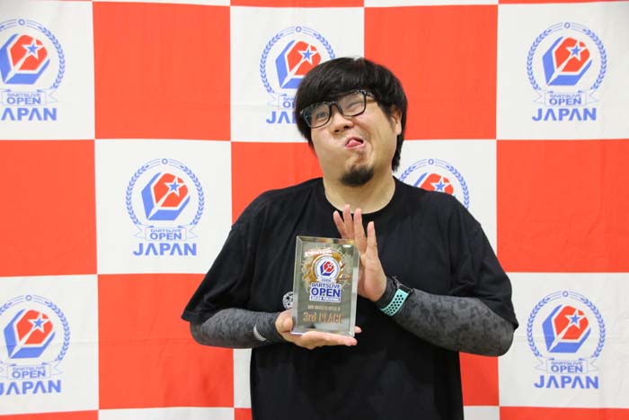 OPEN 3　シングルス　3位