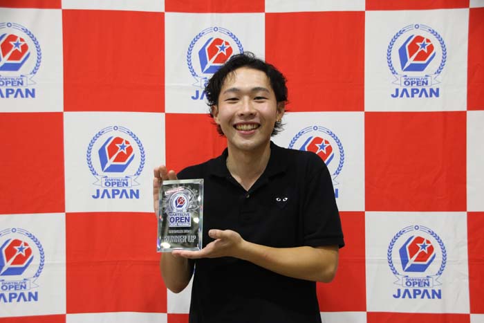 OPEN 1　シングルス　準優勝