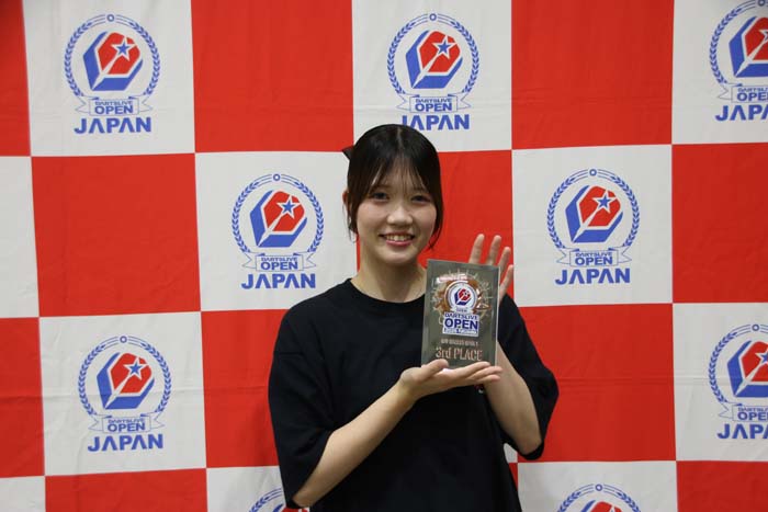 OPEN 1　シングルス　3位
