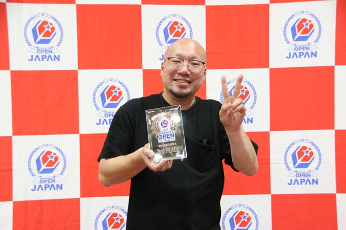 OPEN 4　シングルス　3位