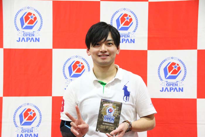 OPEN 2　シングルス　3位