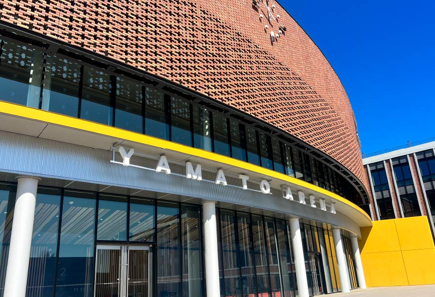 大和大学 アリーナ棟（YAMATO ARENA）の外観