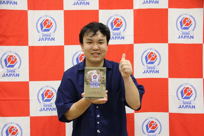 OPEN 3　シングルス　3位